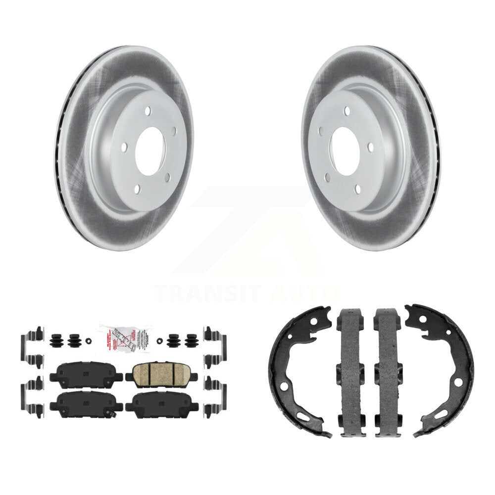 Transit Auto KGA-106851 Disc Brake Kit for 2017-2019 Nissan Rogue Sport, Nissan Qashqai - Rear