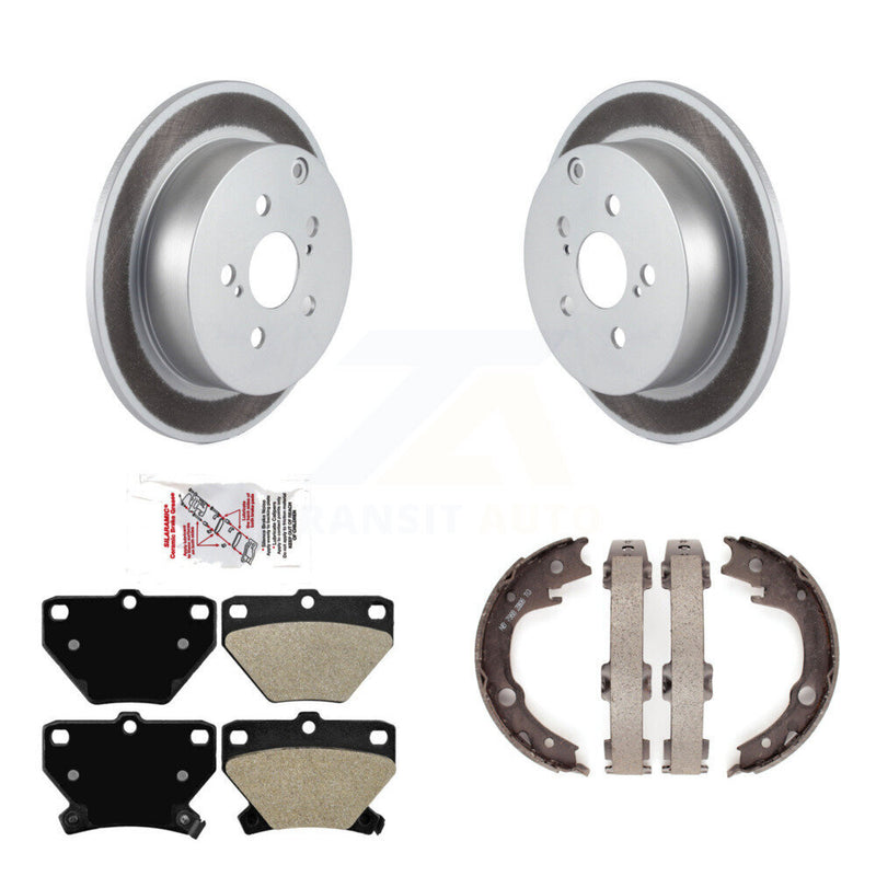 Transit Auto KGA-106854 Disc Brake Kit for 2000-2008 Pontiac Vibe, Toyota Corolla and More - Rear