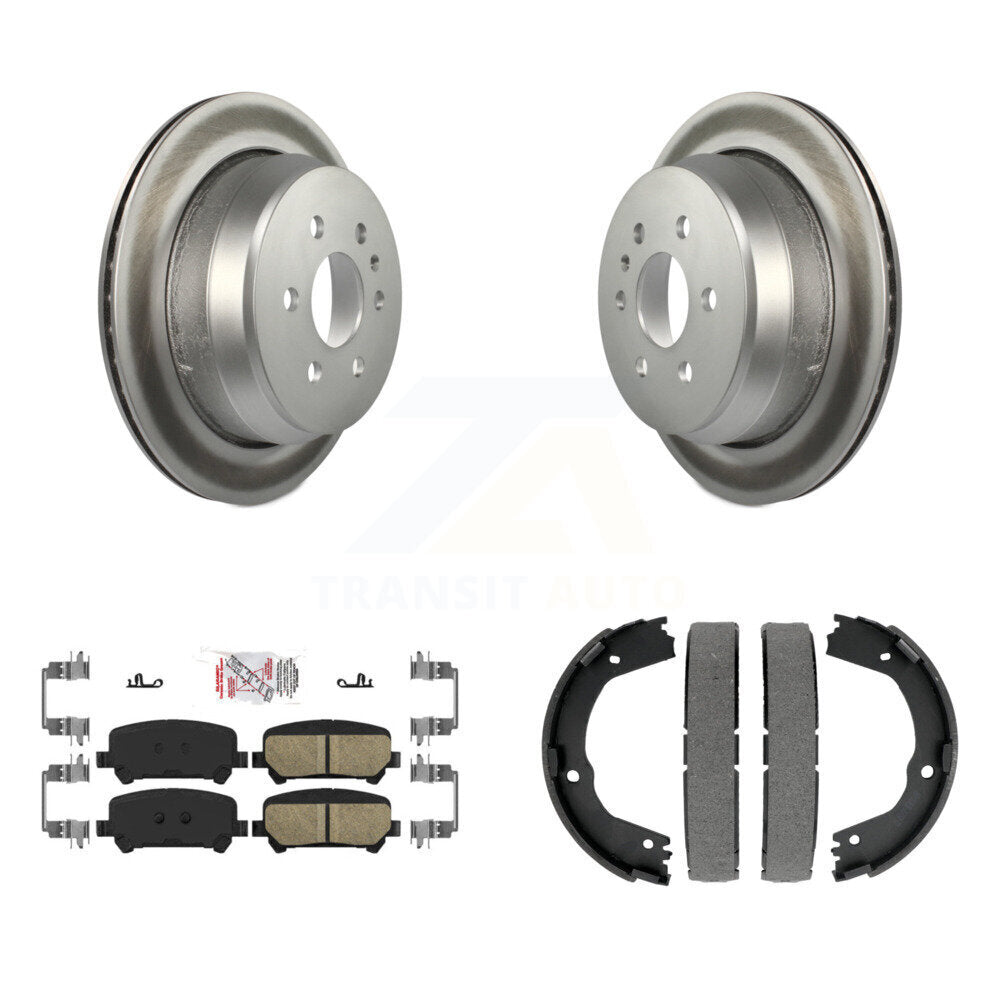 Transit Auto KGA-106855 Disc Brake Kit for 2015-2020 Chevrolet Colorado, GMC Canyon - Rear