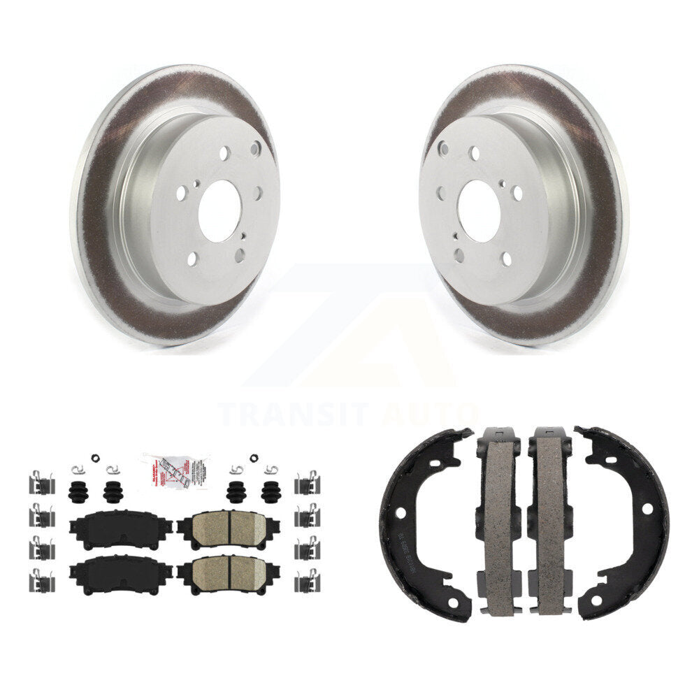 Transit Auto KGA-106882 Disc Brake Kit for 2012-2020 Toyota Mirai, Toyota Prius V - Rear