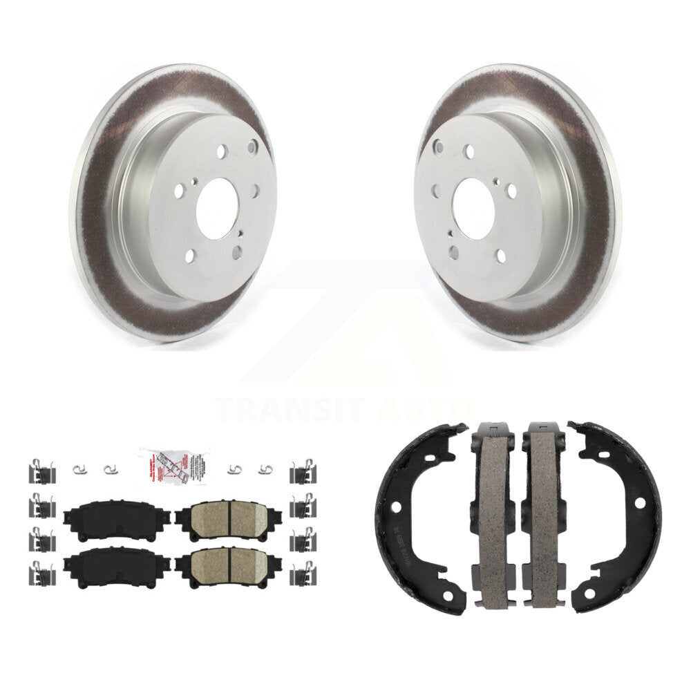 Transit Auto KGA-106883 Disc Brake Kit for 2012-2020 Toyota Mirai, Toyota Prius V - Rear