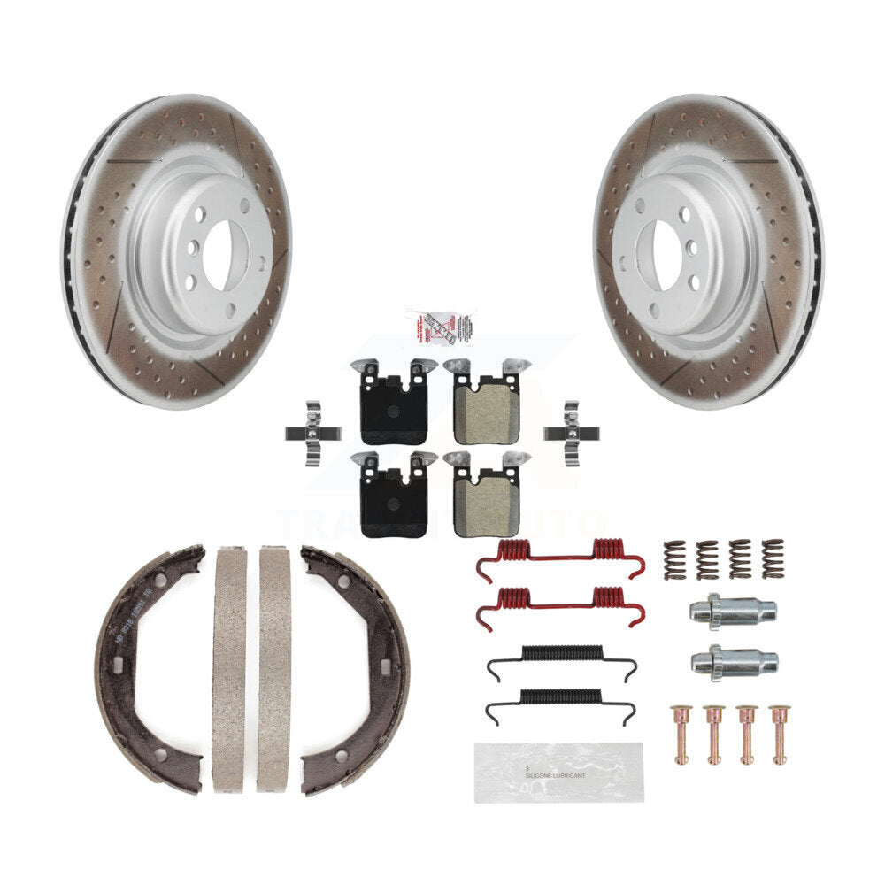 Transit Auto KGA-106936 Disc Brake Kit for 2013-2018 BMW 320i xDrive, BMW 328i - Rear