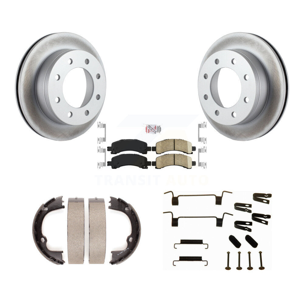Transit Auto KGA-106972 Disc Brake Kit for 2009-2014 Chevrolet Express 3500, Chevrolet Express 2500, GMC Savana 2500 - Rear
