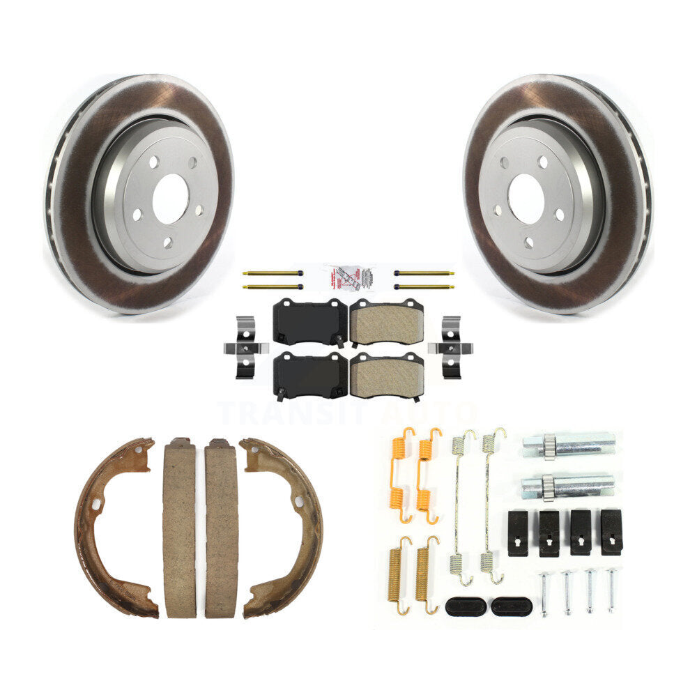 Transit Auto KGA-106999 Disc Brake Kit for 2012-2022 Dodge Durango, Jeep Grand Cherokee - Rear