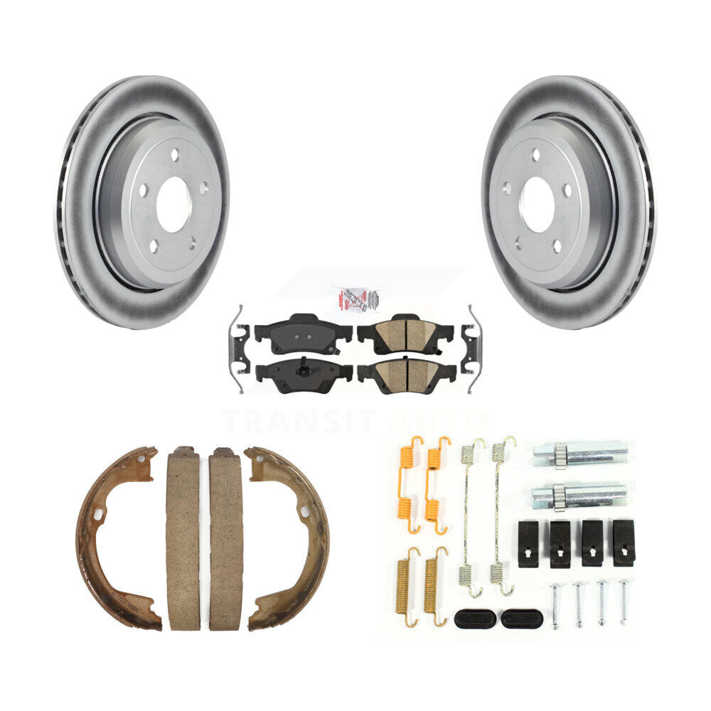 Transit Auto KGA-107003 Disc Brake Kit for 2011-2022 Jeep Grand Cherokee WK, Dodge Durango, Jeep Grand Cherokee - Rear