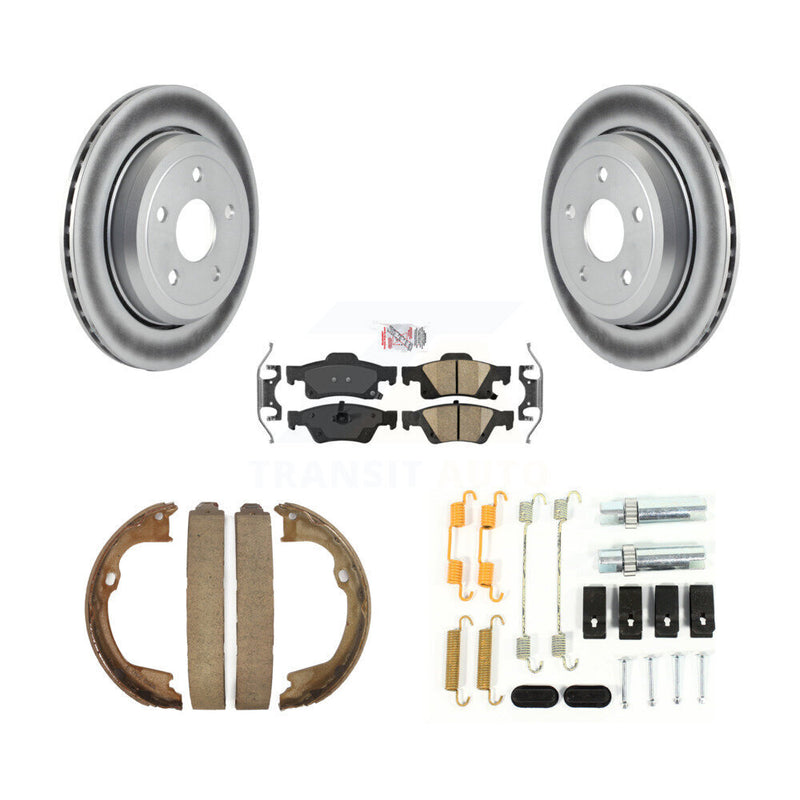 Transit Auto KGA-107003 Disc Brake Kit for 2011-2022 Jeep Grand Cherokee WK, Dodge Durango, Jeep Grand Cherokee - Rear