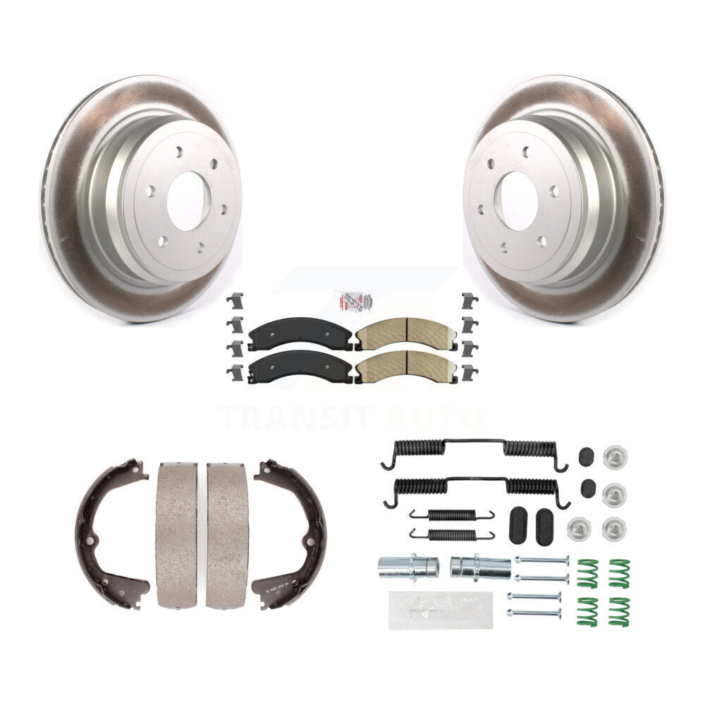 Transit Auto KGA-107012 Disc Brake Kit for 2016-2019 Nissan TITAN XD - Rear