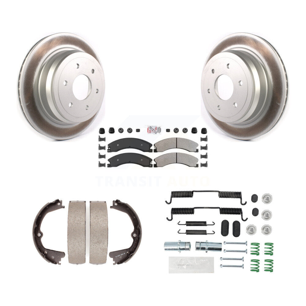 Transit Auto KGA-107013 Disc Brake Kit for 2016-2019 Nissan TITAN XD - Rear