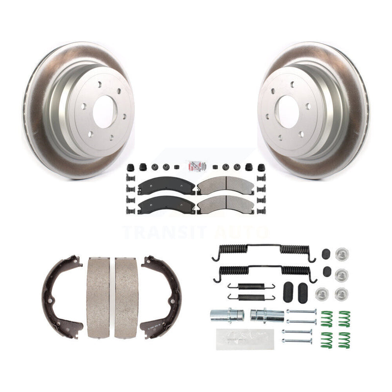 Transit Auto KGA-107013 Disc Brake Kit for 2016-2019 Nissan TITAN XD - Rear