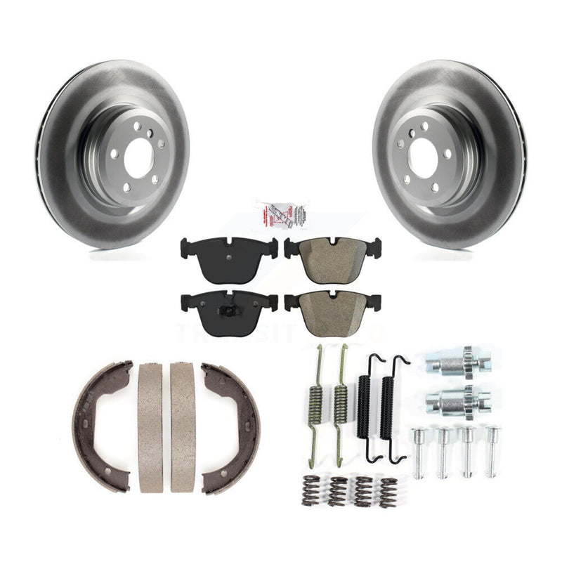 Transit Auto KGA-107014 Disc Brake Kit for 2009-2016 BMW ActiveHybrid 7, BMW Alpina B7 and More - Rear