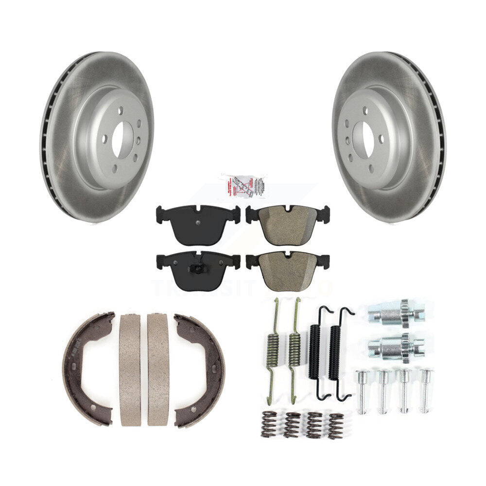 Transit Auto KGA-107032 Disc Brake Kit for 2010-2017 BMW ActiveHybrid 7, BMW 740Li xDrive and More - Rear