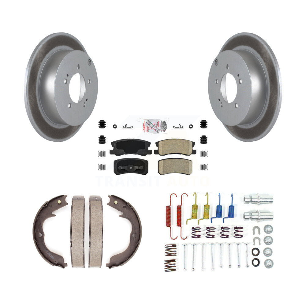 Transit Auto KGA-107038 Disc Brake Kit for 2008-2014 Mitsubishi Lancer, Mitsubishi Outlander - Rear