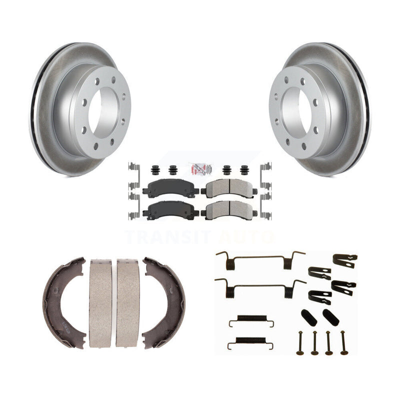 Transit Auto KGA-107047 Disc Brake Kit for 2003-2008 Chevrolet Express 2500, GMC Savana 2500 and More - Rear