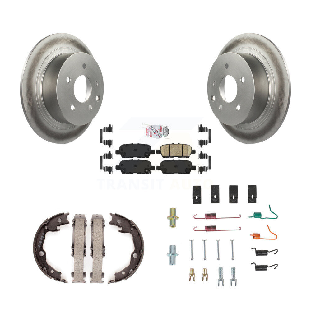 Transit Auto KGA-107055 Disc Brake Kit for 2007-2019 Nissan Juke, Nissan Sentra - Rear