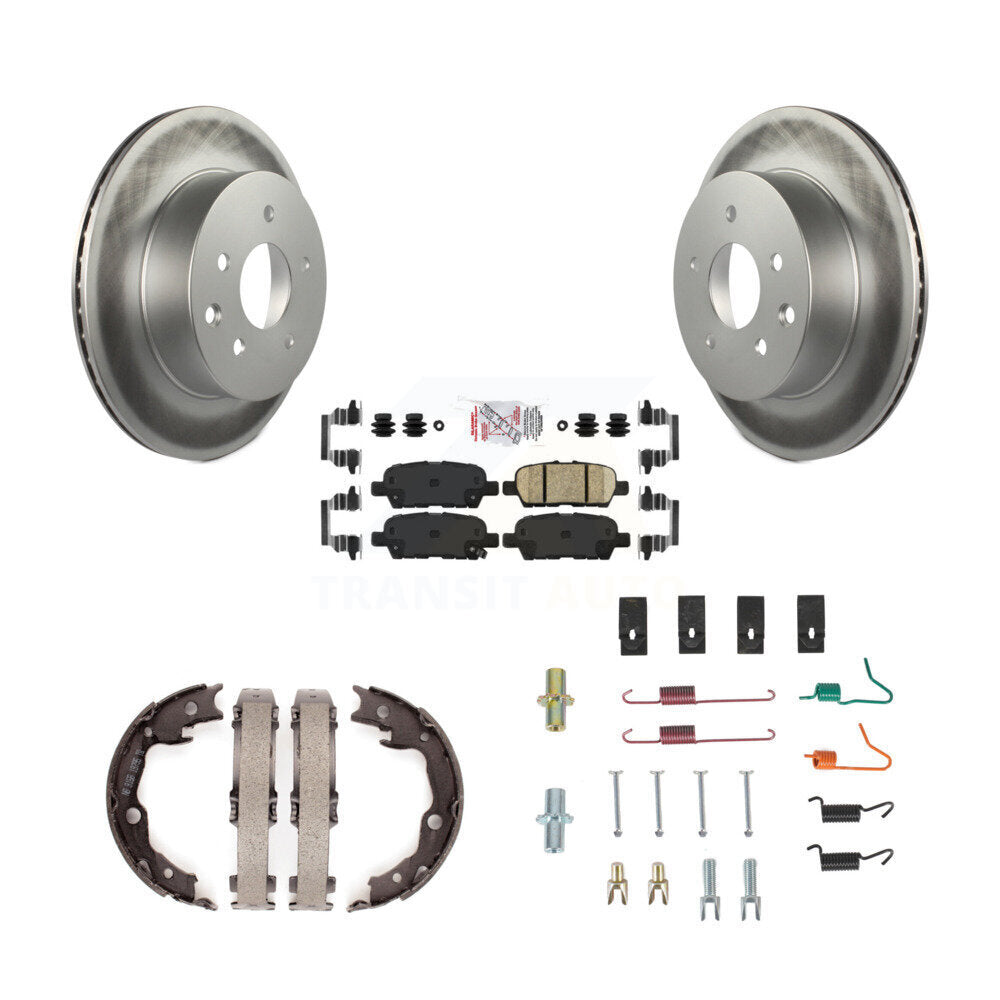 Transit Auto KGA-107062 Disc Brake Kit for 2008-2022 Nissan LEAF, Nissan Juke and More - Rear