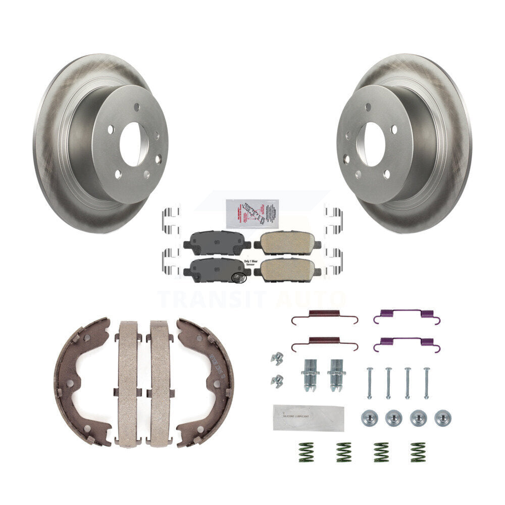 Transit Auto KGA-107063 Disc Brake Kit for 2002-2023 Nissan Altima, Nissan Maxima - Rear
