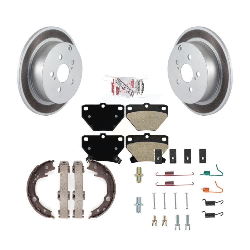Transit Auto KGA-107069 Disc Brake Kit for 2000-2006 Pontiac Vibe, Toyota Corolla and More - Rear
