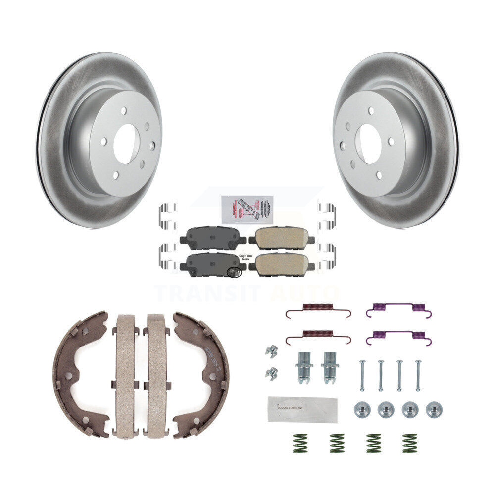 Transit Auto KGA-107087 Disc Brake Kit for 2005-2022 Nissan Maxima, INFINITI QX50 and More - Rear