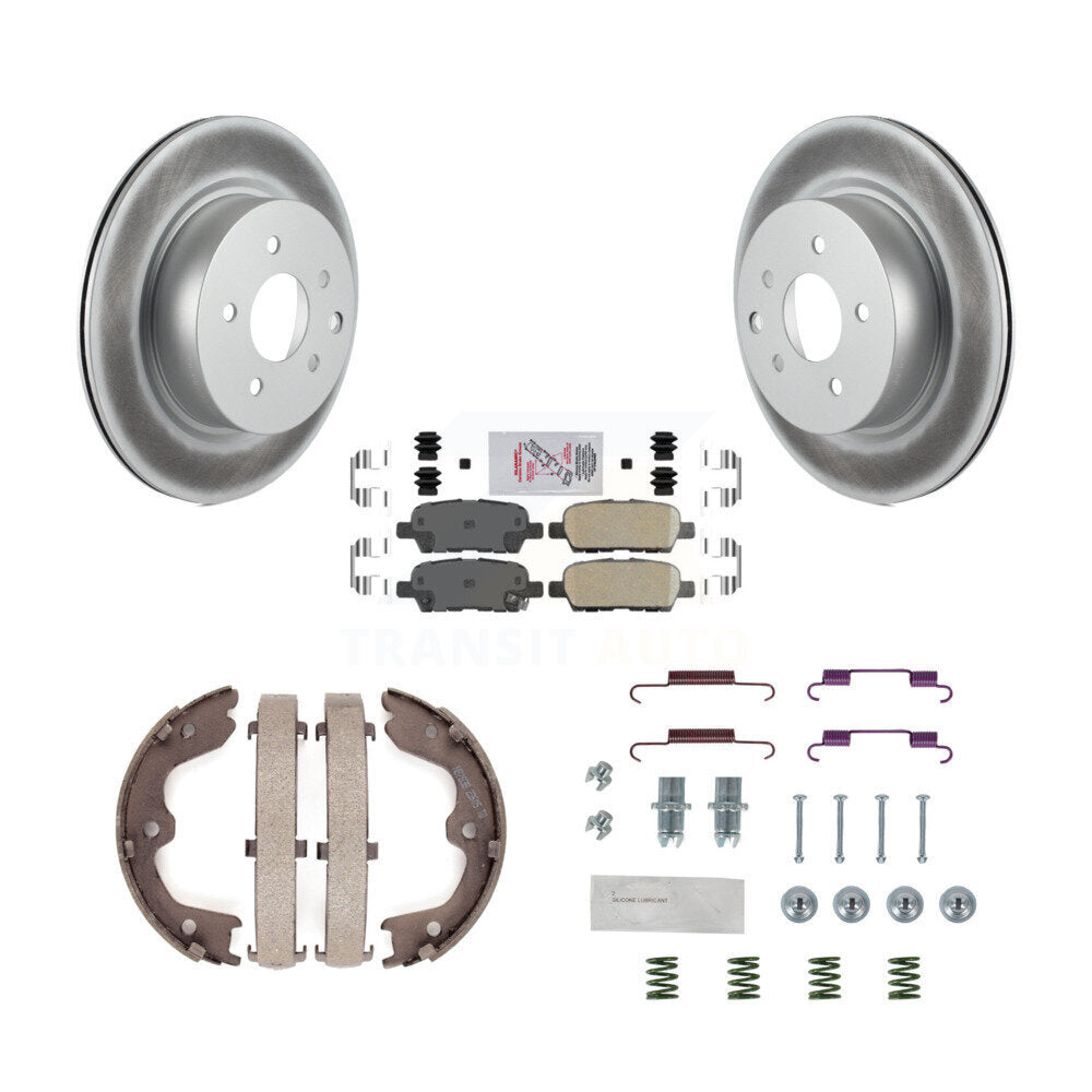 Transit Auto KGA-107088 Disc Brake Kit for 2005-2022 Nissan Maxima, INFINITI QX50 and More - Rear