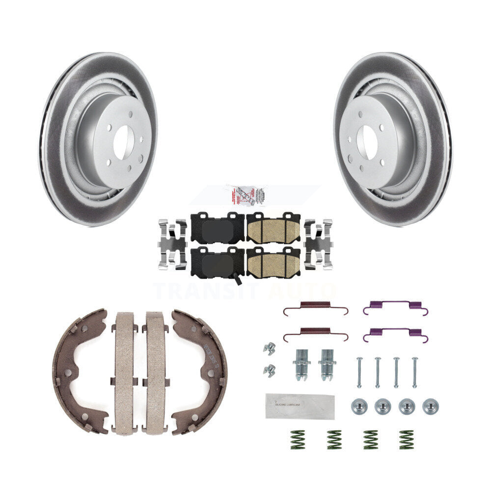Transit Auto KGA-107089 Disc Brake Kit for 2009-2016 INFINITI Q60, INFINITI G37, Nissan 370Z - Rear