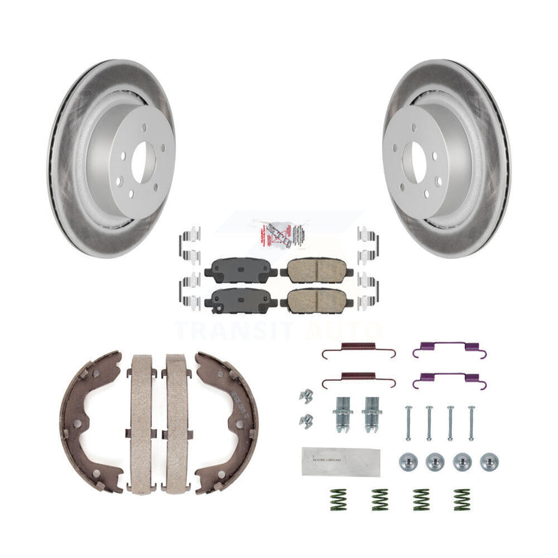 Transit Auto KGA-107093 Disc Brake Kit for 2007-2014 INFINITI Q60, INFINITI G37, INFINITI G35 - Rear