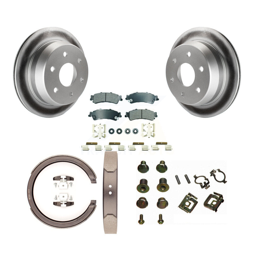 Transit Auto KGA-107128 Disc Brake Kit for 2005-2007 Chevrolet Silverado 1500 Classic, GMC Sierra 1500 Classic and More - Rear