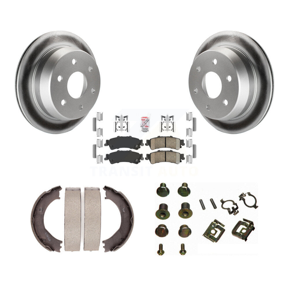 Transit Auto KGA-107138 Disc Brake Kit for 2006 Chevrolet Silverado 1500, GMC Sierra 1500 - Rear