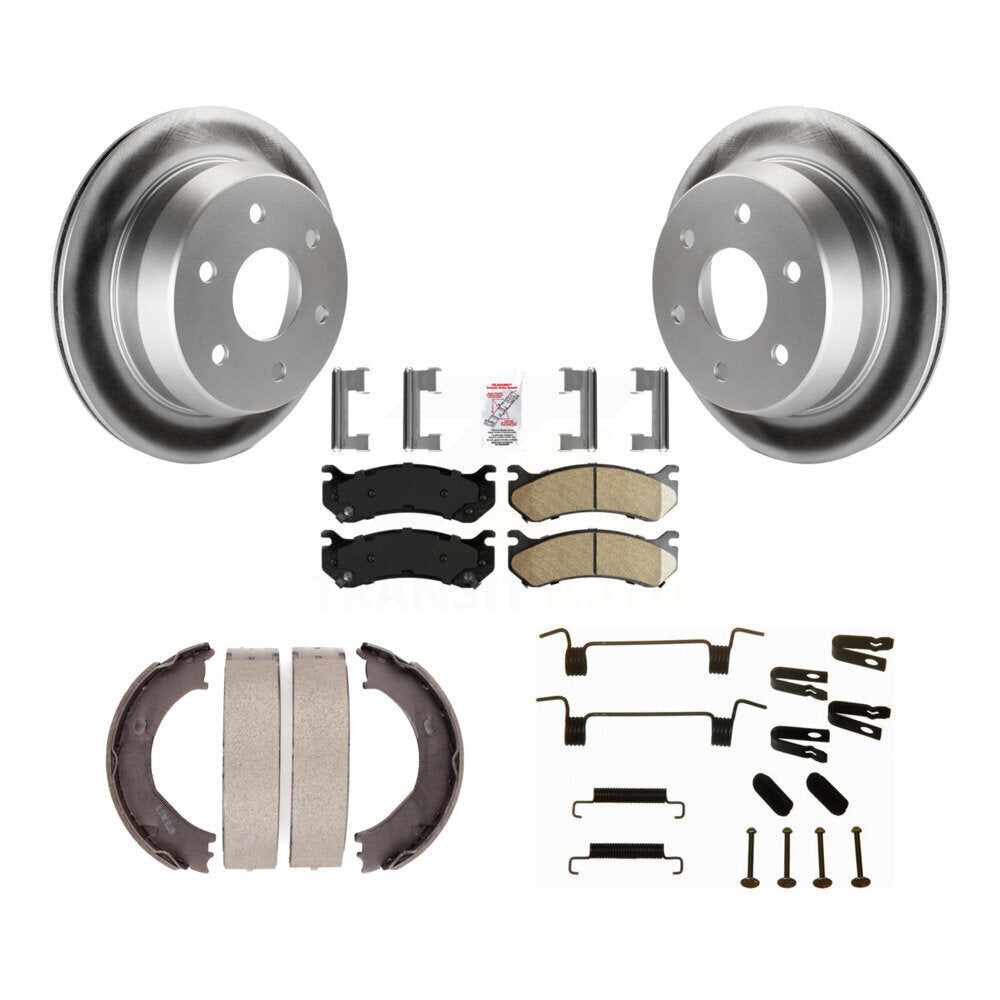 Transit Auto KGA-107144 Disc Brake Kit for 2003 Chevrolet Silverado 2500, Chevrolet Silverado 2500 HD, GMC Sierra 2500 - Rear