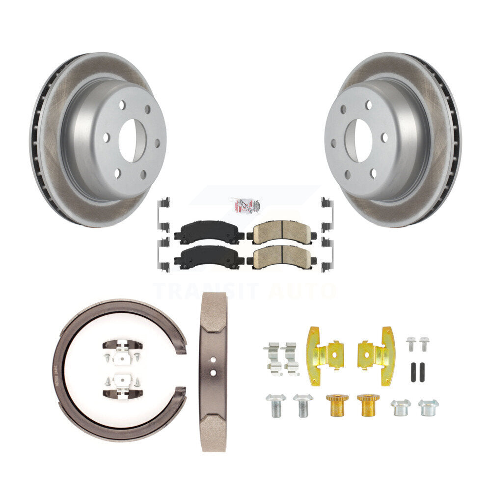Transit Auto KGA-107151 Disc Brake Kit for 2002-2014 Cadillac Escalade, Chevrolet Avalanche 1500 and More - Rear