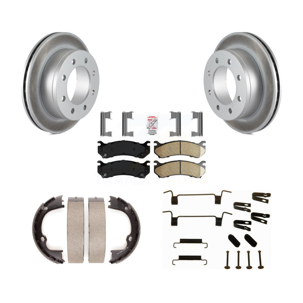 Transit Auto KGA-107166 Disc Brake Kit for 2010-2013 Chevrolet Silverado 2500 HD, Chevrolet Suburban 2500 and More - Rear