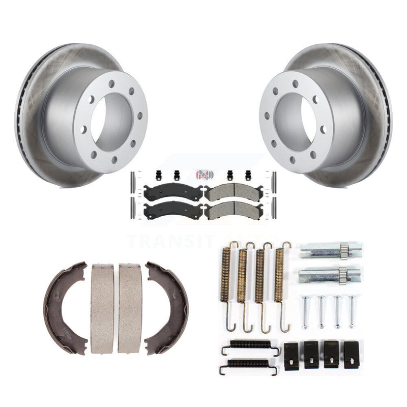Transit Auto KGA-107172 Disc Brake Kit for 2001-2006 Chevrolet Silverado 3500, GMC Sierra 3500 - Rear