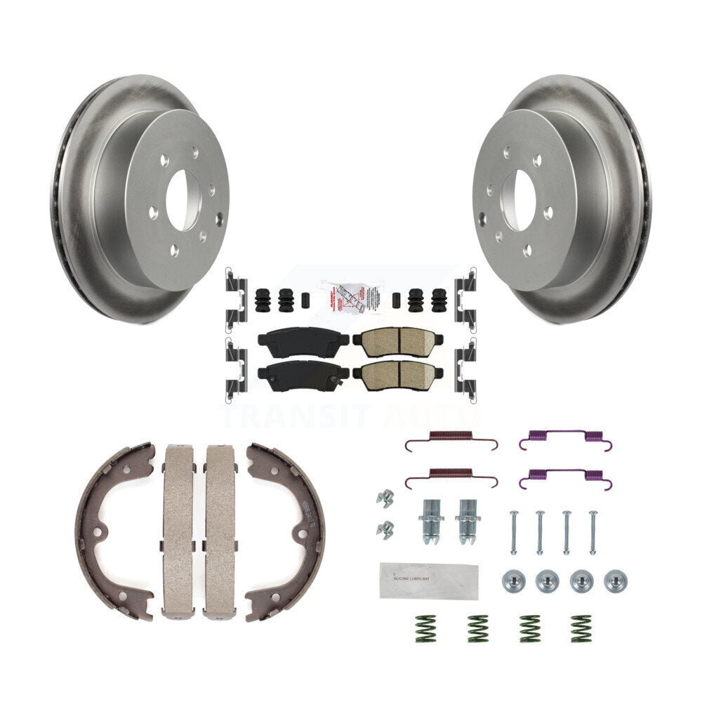 Transit Auto KGA-107218 Disc Brake Kit for 2005-2023 Nissan Xterra, Nissan Frontier - Rear