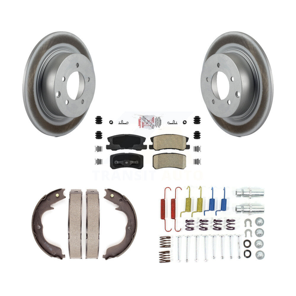 Transit Auto KGA-107231 Disc Brake Kit for 2008 Mitsubishi Outlander - Rear