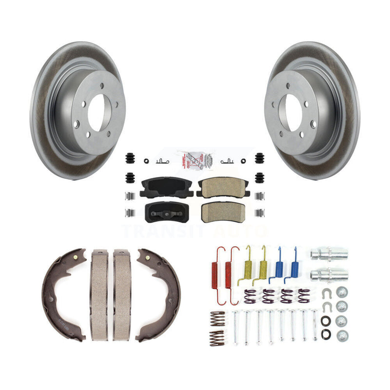 Transit Auto KGA-107231 Disc Brake Kit for 2008 Mitsubishi Outlander - Rear