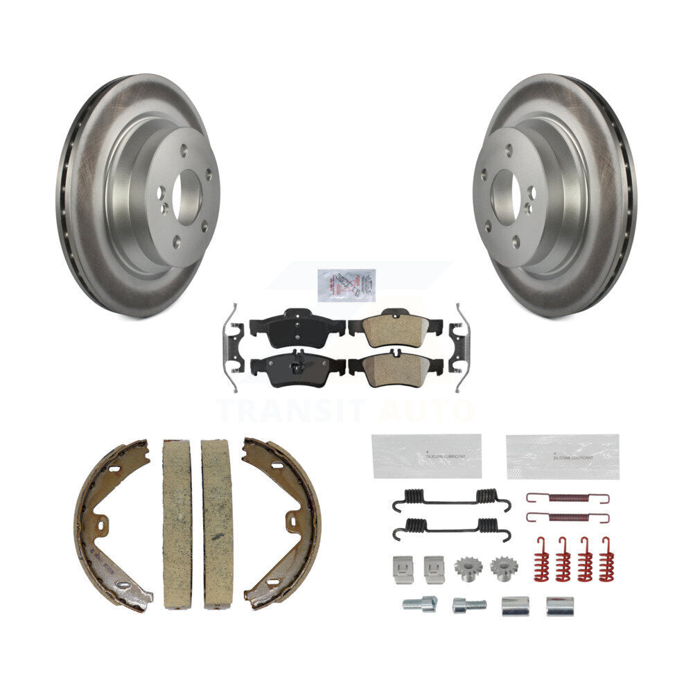 Transit Auto KGA-107241 Disc Brake Kit for 2010-2016 Mercedes-Benz E350, Mercedes-Benz E400, Mercedes-Benz CLS400 - Rear