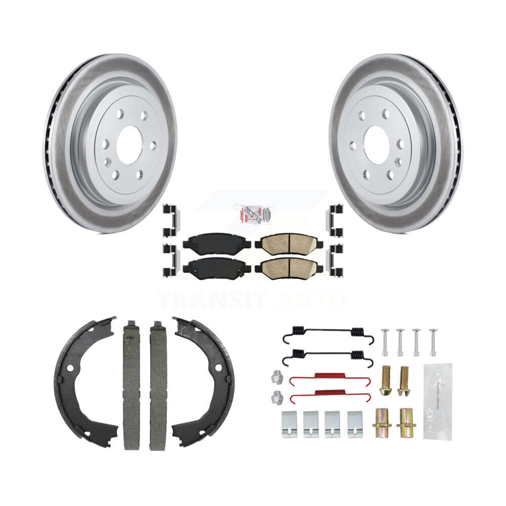Transit Auto KGA-107244 Disc Brake Kit for 2010-2016 Cadillac SRX - Rear