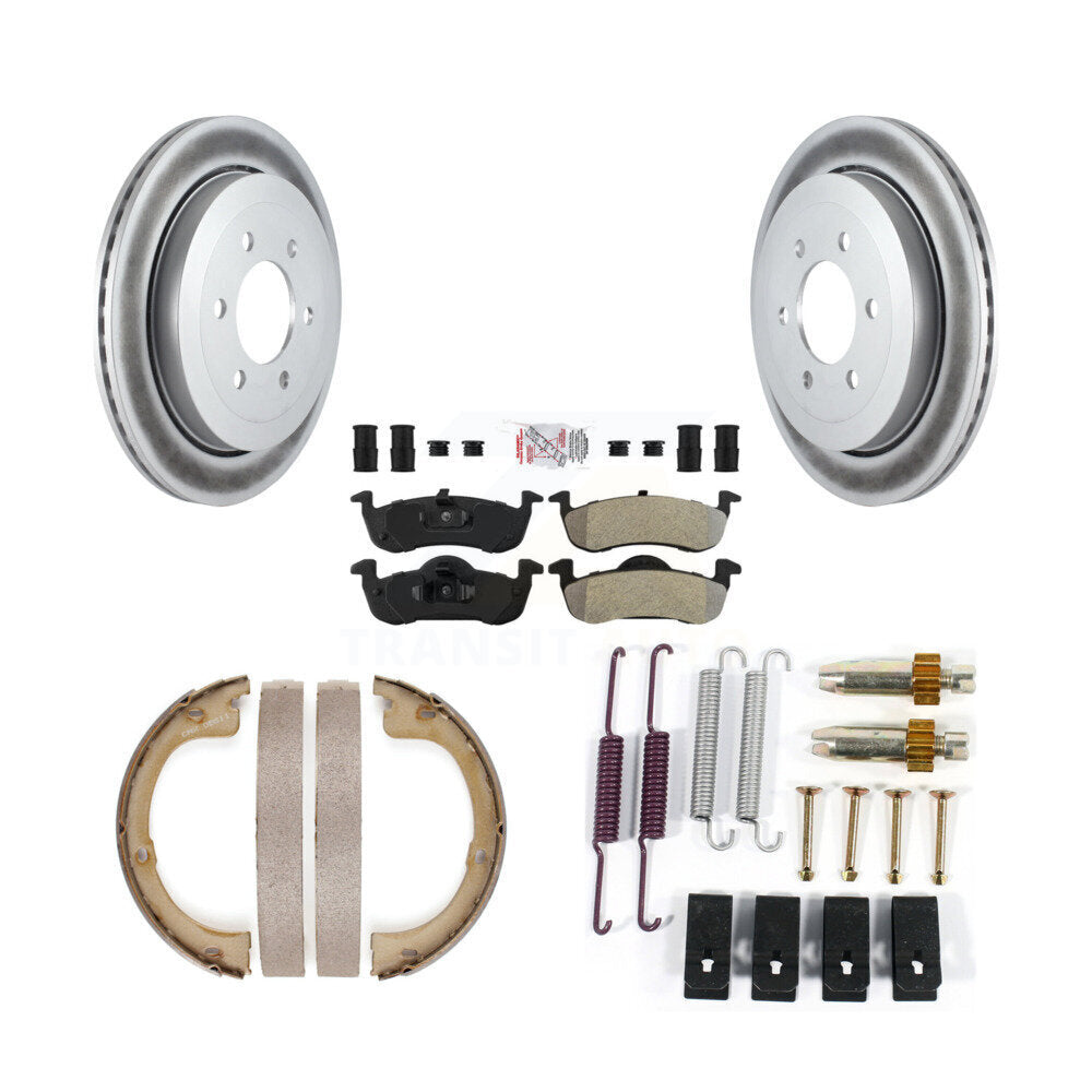 Transit Auto KGA-107249 Disc Brake Kit for 2007-2017 Ford Expedition, Lincoln Navigator - Rear