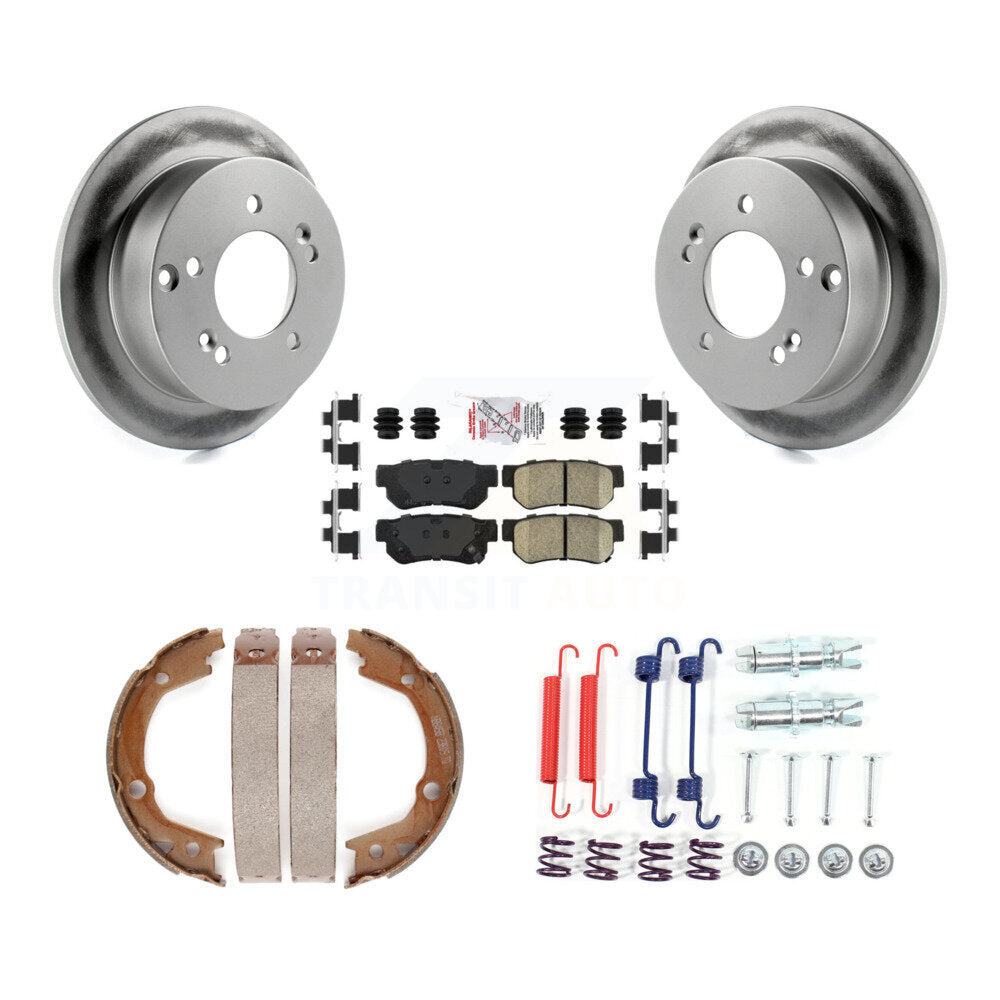 Transit Auto KGA-107253 Disc Brake Kit for 2005-2010 Hyundai Tucson, Kia Sportage - Rear