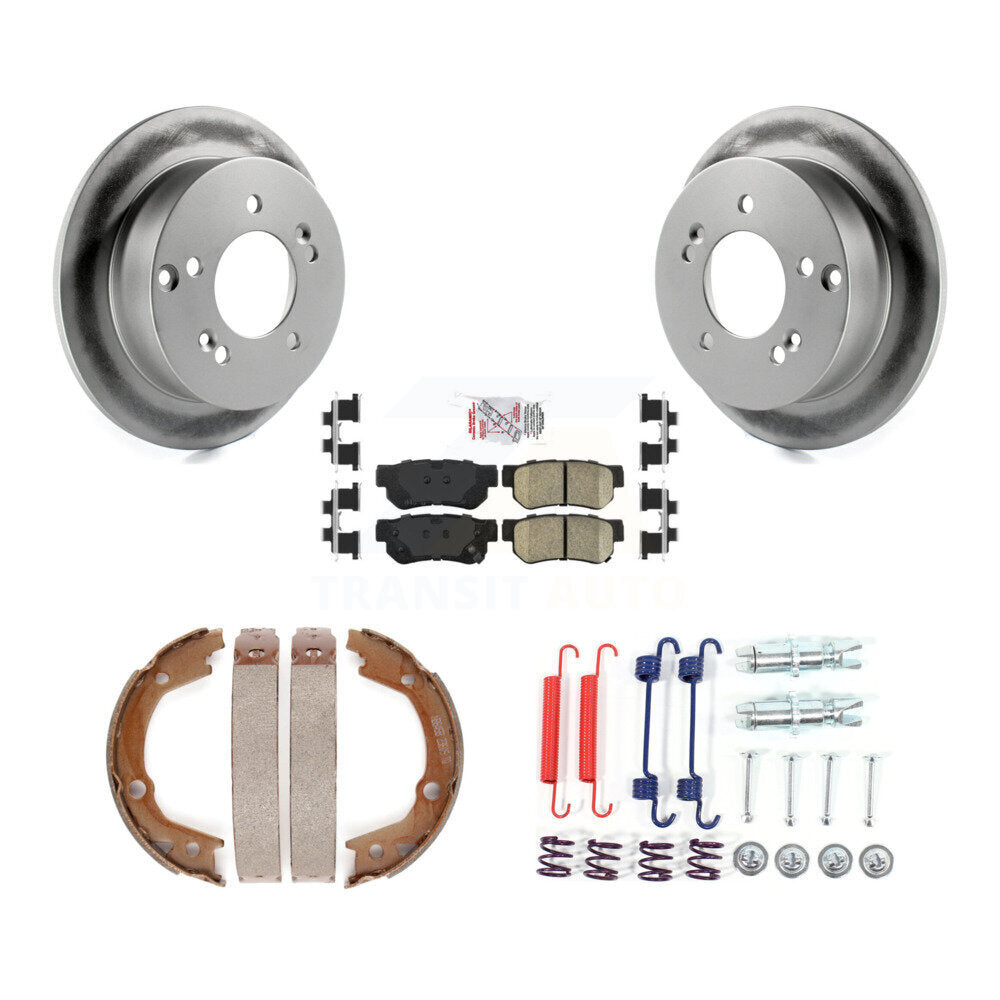 Transit Auto KGA-107254 Disc Brake Kit for 2005-2010 Hyundai Tucson, Kia Sportage - Rear