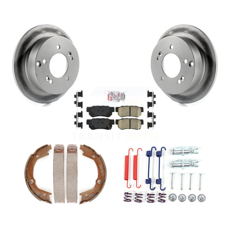 Transit Auto KGA-107254 Disc Brake Kit for 2005-2010 Hyundai Tucson, Kia Sportage - Rear