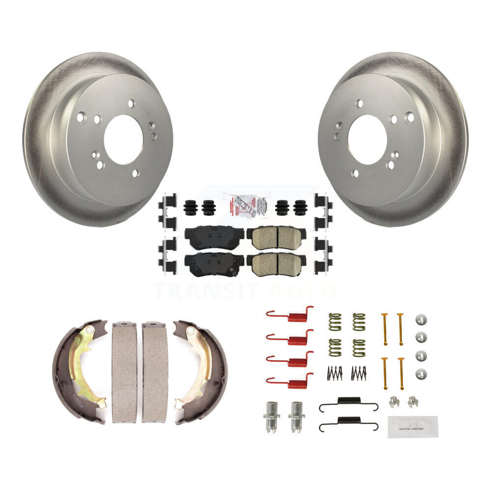 Transit Auto KGA-107255 Disc Brake Kit for 2005-2010 Hyundai Tucson, Kia Sportage - Rear