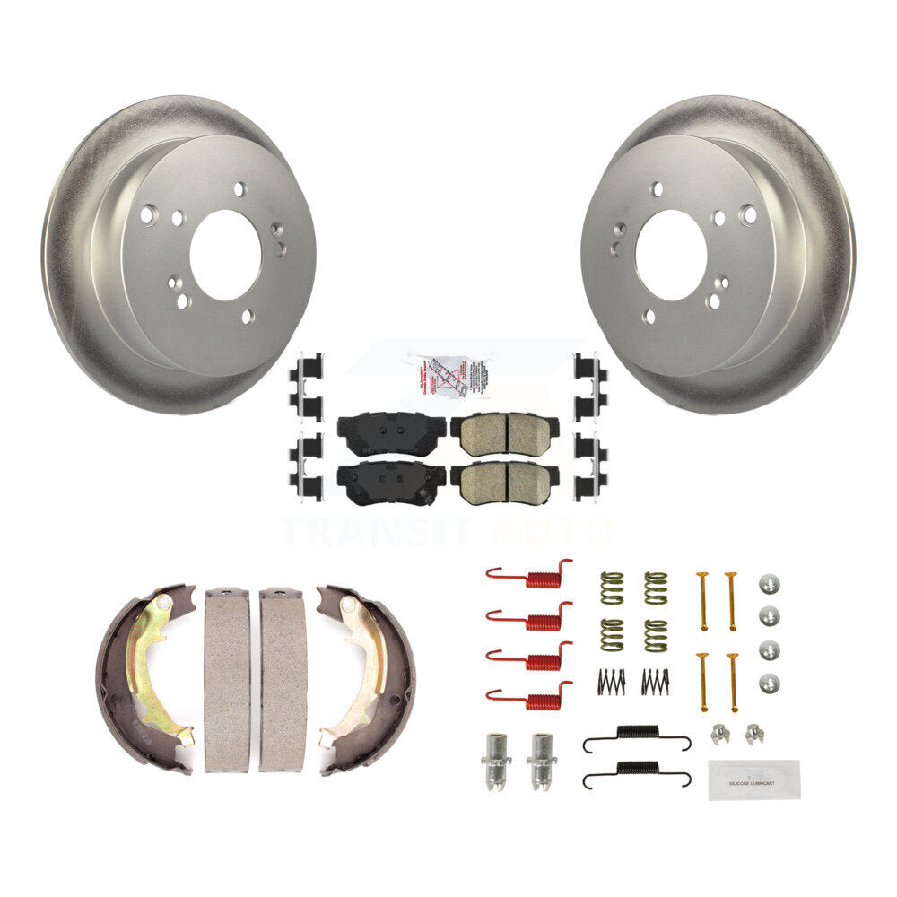 Transit Auto KGA-107256 Disc Brake Kit for 2005-2010 Hyundai Tucson, Kia Sportage - Rear