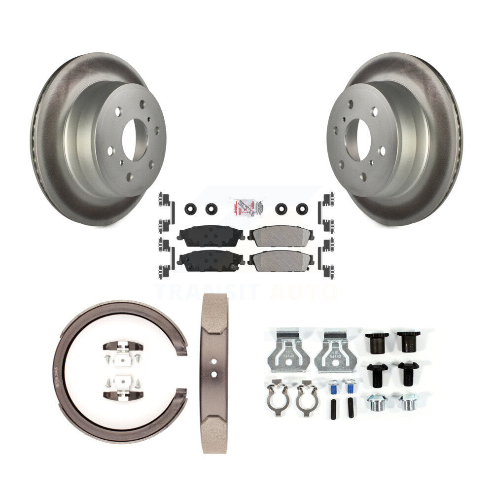 Transit Auto KGA-107267 Disc Brake Kit for 2007-2014 Chevrolet Silverado 1500, GMC Sierra 1500 and More - Rear