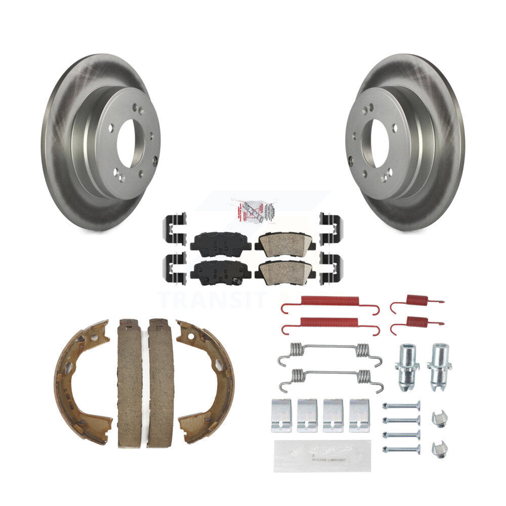 Transit Auto KGA-107295 Disc Brake Kit for 2011-2017 Hyundai Azera, Hyundai Sonata, Kia Optima - Rear
