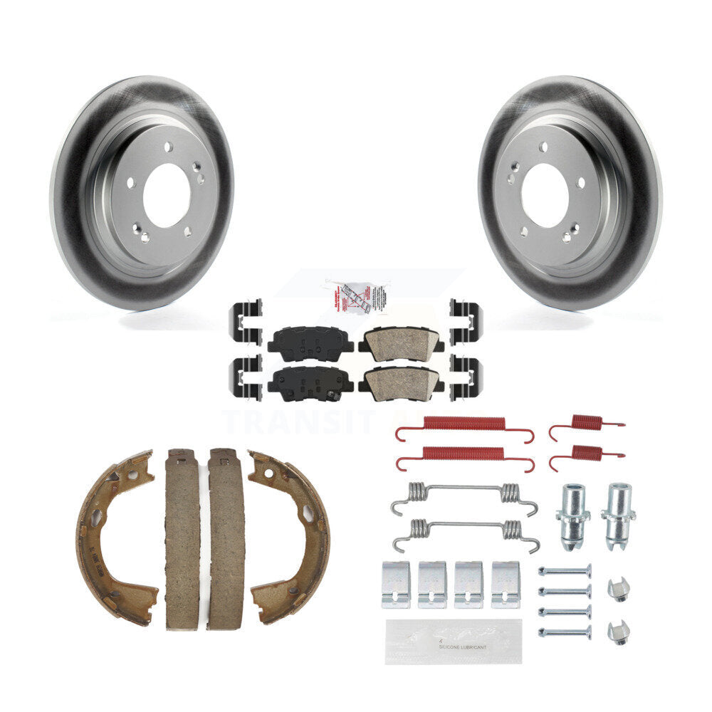 Transit Auto KGA-107301 Disc Brake Kit for 2015-2017 Hyundai Azera, Hyundai Sonata - Rear
