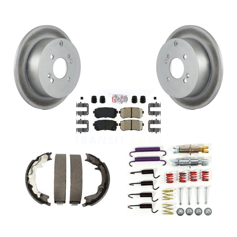 Transit Auto KGA-107305 Disc Brake Kit for 2006-2007 Hyundai Accent, Kia Rio, Kia Rio5 - Rear