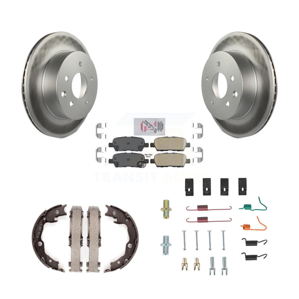 Transit Auto KGA-107313 Disc Brake Kit for 2008-2022 Nissan LEAF, Nissan Juke and More - Rear