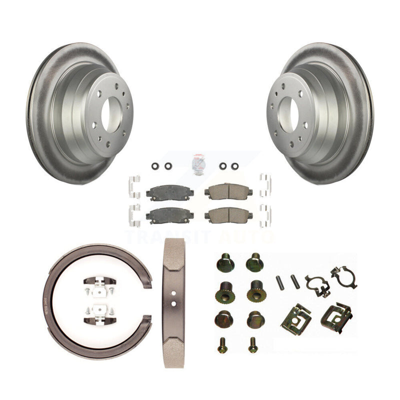 Transit Auto KGA-107341 Disc Brake Kit for 2002-2009 Saab 9-7x, Buick Rainier and More - Rear