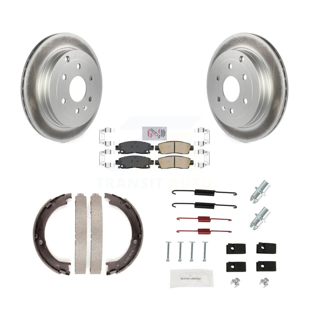 Transit Auto KGA-107378 Disc Brake Kit for 2007-2017 GMC Acadia Limited, Chevrolet Traverse and More - Rear