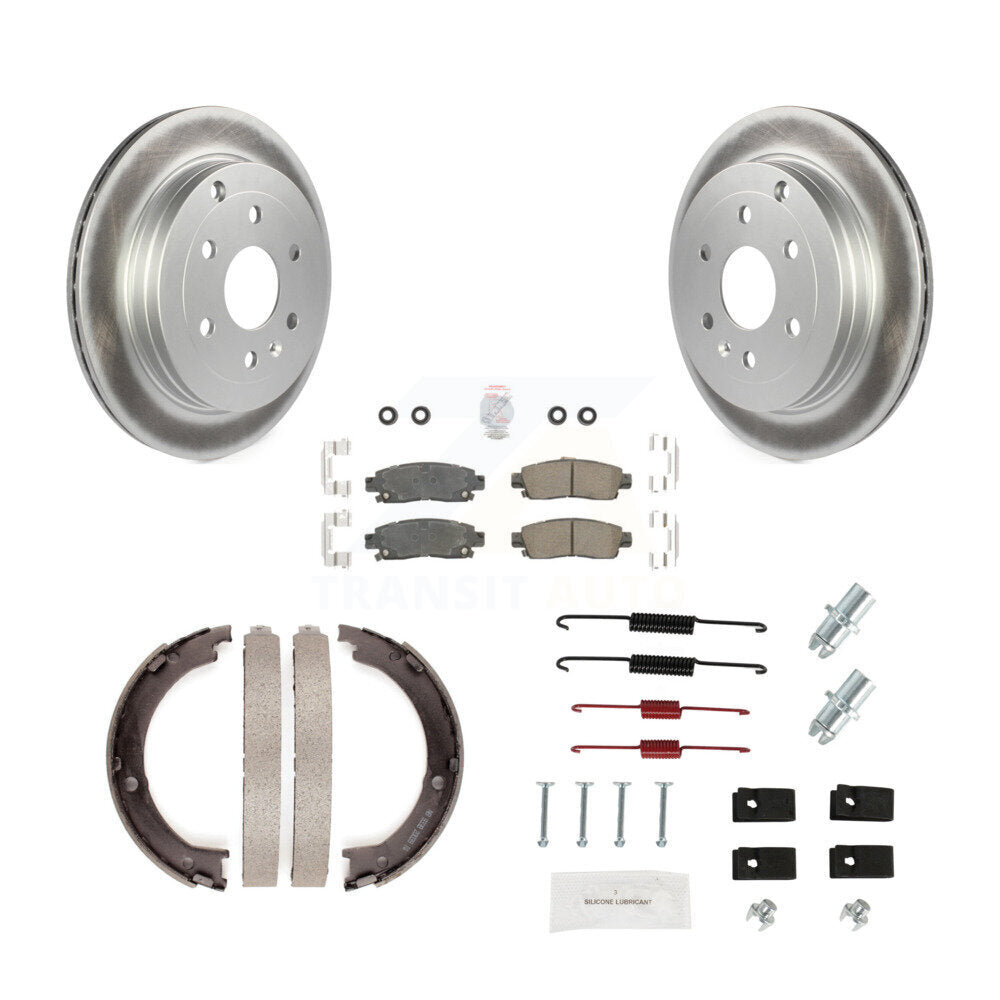 Transit Auto KGA-107379 Disc Brake Kit for 2007-2017 GMC Acadia Limited, Chevrolet Traverse and More - Rear